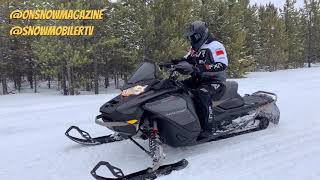 2022 SkiDoo Mach Z 900 ACE Turbo R with Smart Shox amp Launch Control [upl. by Llegna262]