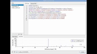 Profex XRD Importing Structure Files [upl. by Acilef]