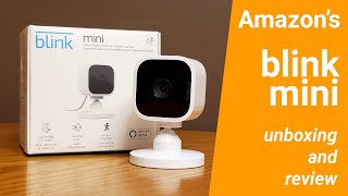 Amazons blink mini camera first look ans setup [upl. by Lowis113]