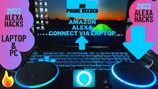 How to SetUp Amazon EchodotEchoPlus using LaptopPC  Easier than Phone  2022 [upl. by Ewolram919]