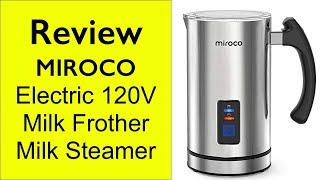 Review Miroco Milk Frother  How to make froth milk at home [upl. by Ydnil648]