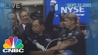 Reopening the NYSE after 911  Archives  CNBC [upl. by Aneehsar]