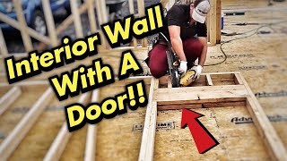 How To Build An Interior Wall With A Door  Load Bearing VS NonLoad Bearing Doorway [upl. by Enoob]