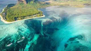 Underwater Waterfall  Le Morne  Mauritius EDIT [upl. by Nedgo263]