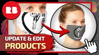 Redbubble Tutorial  How To Edit Your Products On Redbubble [upl. by Wachtel]