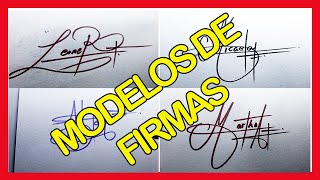 8 MODELOS DE FIRMAS FIRMAS ELEGANTES 2021 [upl. by Naitirb]