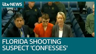 Florida shooting suspect Nikolas Cruz confesses as lawyer says he is broken by attack  ITV News [upl. by Montfort]