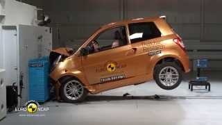 Euro NCAP Crash Test of Ligier IXO JS 2014 [upl. by Sasnak]