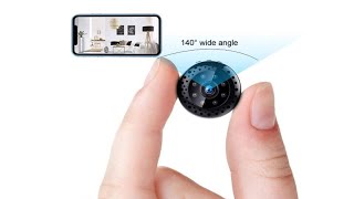 WiFi Spy Camera Wireless Remote Viewing Hidden Cam Mini 1080P HD Home Security Camera [upl. by Rivkah]