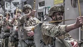 Jumping Out Of Planes US Army Paratroopers Jump Exercise [upl. by Shugart]