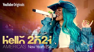 Karol G New Year’s Eve Performance  Hello 2021 Americas [upl. by Allenad154]