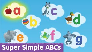 Phonics Alphabet Song Lowercase  Super Simple ABCs [upl. by Arej481]