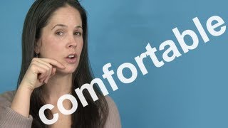 How to Pronounce COMFORTABLE  AMERICAN ENGLISH PRONUNCIATION [upl. by Einhorn]