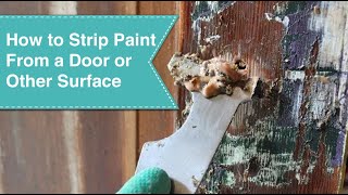 How to Strip a Door or any other surface [upl. by Jackelyn]