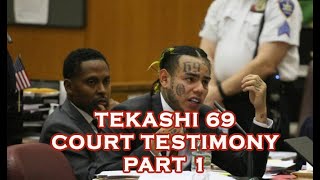 Tekashi 6ix9ine Full Court Testimony UNCUT [upl. by Murdoch]