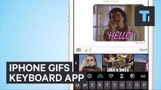 iPhone Gifs Keyboard App — How It Works [upl. by Huber893]