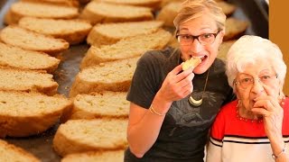 How to make biscotti Katies Italian grandma shares recipe [upl. by Yenahteb]