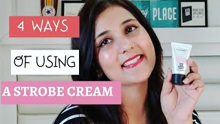 How To Use a Strobe Cream  4 Ways Of Using Mac Strobe Cream  FESTIVE SERIES  Shailja Singh [upl. by Lianne399]