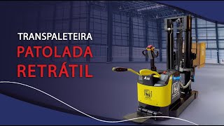 Transpaleteira Patolada Retrátil  Safe Empilhadeiras [upl. by Ahsila]