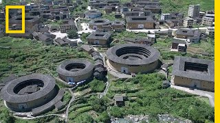 Take a Look inside China’s Giant Communal Homes—the Fujian Tulou  National Geographic [upl. by Velasco]