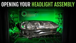 TRS Tips Baking and Opening Headlight Assemblies sealed with Butyl Rubber [upl. by Donna]