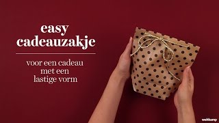 Wehkamp  How to easy cadeauzakje [upl. by Anai]