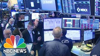 Stock Trading Halted After Markets Plunge At Market Open  NBC News [upl. by Dorry]