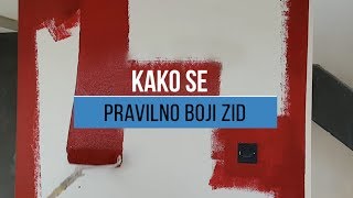 Uradi sam Postupak bojenja zidova [upl. by Ennovy336]