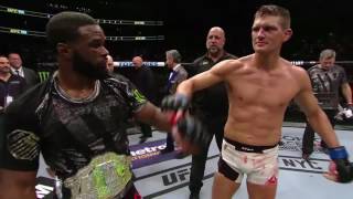 UFC 205 Tyron Woodley amp Stephen Thompson Octagon Interview [upl. by Mellisent914]