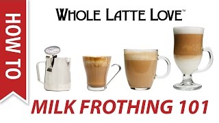 Milk Frothing for Beginners [upl. by Ave500]