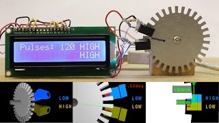 Rotary encoder  sensor arrangement [upl. by Aizti]