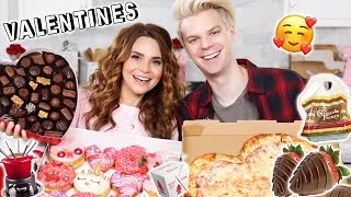 OUR LOVE STORY  Valentines Day Mukbang w My Boyfriend [upl. by Tersina]