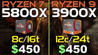 Ryzen 7 5800X vs Ryzen 9 3900X Test with RTX 3080 [upl. by Filippo]