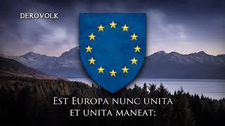 European Union Anthem Proposed Lyrics  quotHymnus Europaequot [upl. by Evvy76]