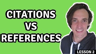 Citations vs References Whats the Difference [upl. by Esteban]