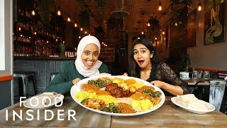 How To Eat Ethiopian Injera [upl. by Aleak273]