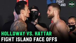 UFC Fight Island 7 Max Holloway vs Calvin Kattar Final Face Offs [upl. by Daub]