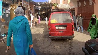 Walking Tour of Real MARRAKECH — Morocco Africa Video Walk【4K】🇲🇦 [upl. by Achorn493]