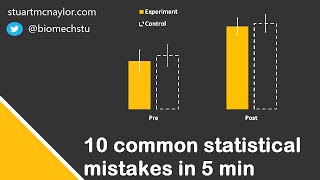 Ten Statistical Mistakes in 5 Min [upl. by Orimlede]