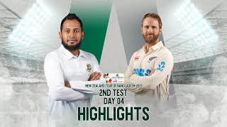 Bangladesh vs New Zealand Highlights  2nd Test  Day 4  New Zealand Tour of Bangladesh 2023 [upl. by Neila]