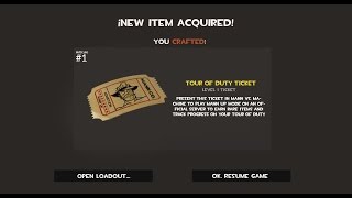 How to Craft a Tour of Duty Ticket in TF2 [upl. by Weibel]