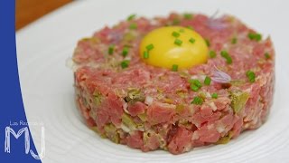 STEAK TARTAR  Receta tradicional [upl. by Davie903]