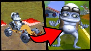 Evolution Of Crazy Frog Games [upl. by Oloap]