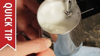 How to AutoFroth Milk for Lattes [upl. by Sibel]