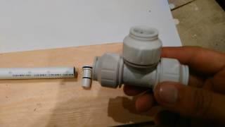 Part 3  INSTALLING JG SPEEDFIT PLUMBING PIPE FITTINGS [upl. by Mensch781]