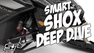 Detailed Look at Ski Doo Smart Shox Semi Active Suspension [upl. by Timrek]