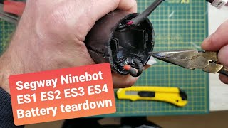 Segway Ninebot Internal Battery Teardown [upl. by Paugh]