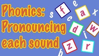 English Letter Pronunciation  Phonics [upl. by Bannon]