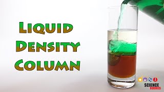 Liquid Density Column – STEM Activity [upl. by Haela]