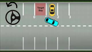 Reverse Bay Parking  How to Reverse Park Using The 3 Line [upl. by Longfellow500]